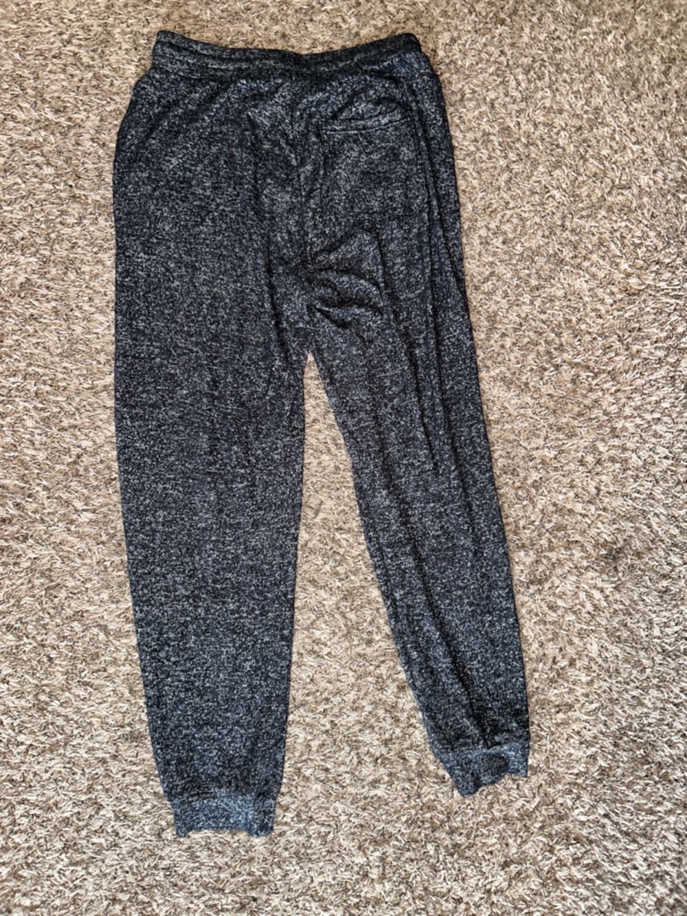 Quince Women’s Small Brushed Lounge Joggers - Charcoal - Picture 4 of 4